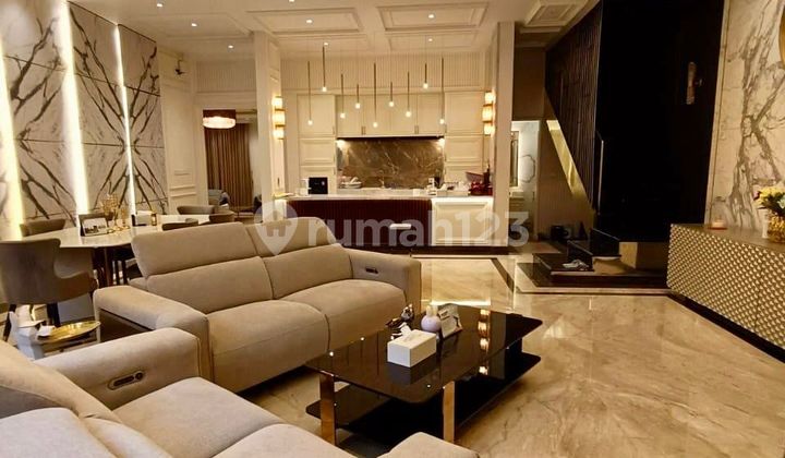 Luxury 3+2 Bedroom Fully Furnished House in Menteng, Central Jakarta