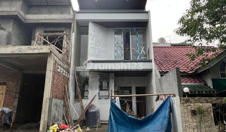 Rumah Bangunan Baru 5,5x16 2LT 4KT Villa Melati Mas Serpong 1