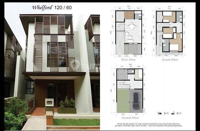 dijual Rumah di Greenwich Park Cluster Whelford Bsd, Tangerang 1