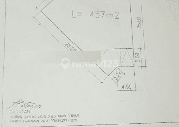 Mau Jual Cepat Tanah Sutera Onyx Alam Sutera, Tangerang 457 m² 1