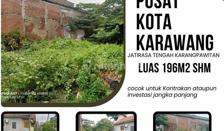 Dijual tanah di jatirasa karangpawitan karawang barat 