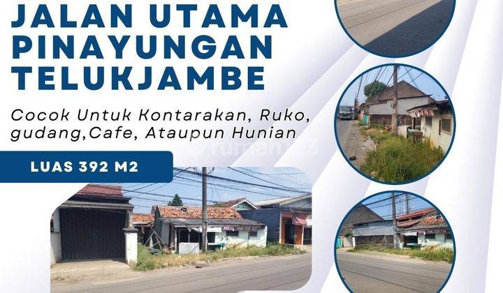 DIJUAL TANAH PINGGIR JALAN UTAMA TELUKJAMBE TIMUR 