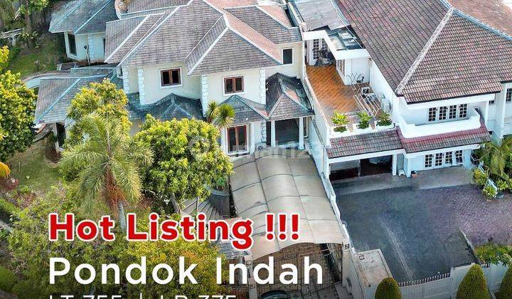 Rumah NJOP di Jln. Pondok Indah Jakarta Selatan 2 Lantai SHM  1