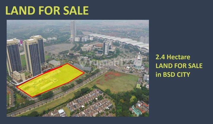 DIJUAL TANAH DI EMAS BSD LAND 2,77 hectare HGB 2