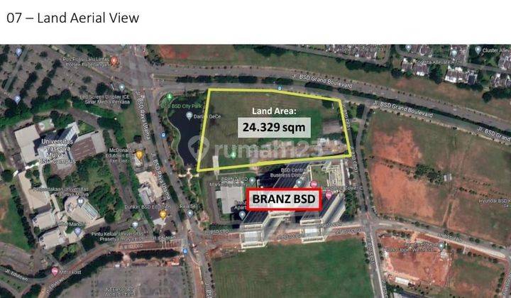 DIJUAL TANAH DI EMAS BSD LAND 2,77 hectare HGB 1