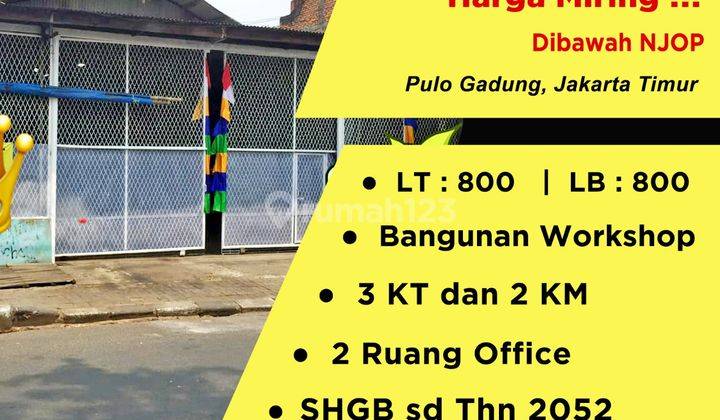 Hitung Tanah Harga Dibawag Njop di Klender HGB 800.0 m² 1