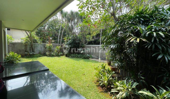 For rent (disewakan) a fully furnished tropical modern home in the elite area of Kemang Jakarta Selatan  2