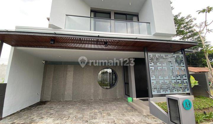 Rumah Baru Cantik 2 Lantai Siap Huni, Dengan Design Modern Japanese Style, Dalam Cluster, Di Mlati Sleman. 1