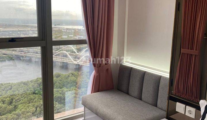 Dijual Apartemen Gold Coast 1BR luas 34m2 Furnished view laut 1