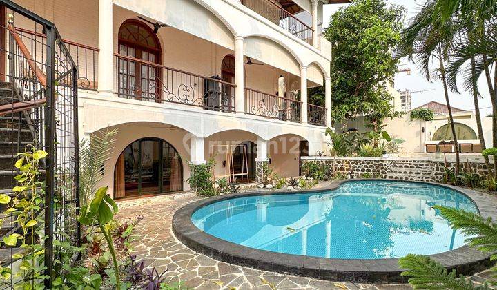 FOR SALE : CILANDAK MEDITERANIAN HOUSE NICE POOL 1