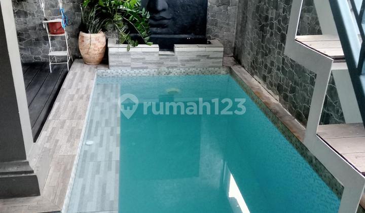 Rumah Semi Villa With Pool Area Dekat Canggu Bali Rumah Semi Villa With Pool Area Dekat Canggu Bali