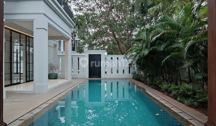 French Modern Classic Townhouse Kemang Jakarta Selatan 1