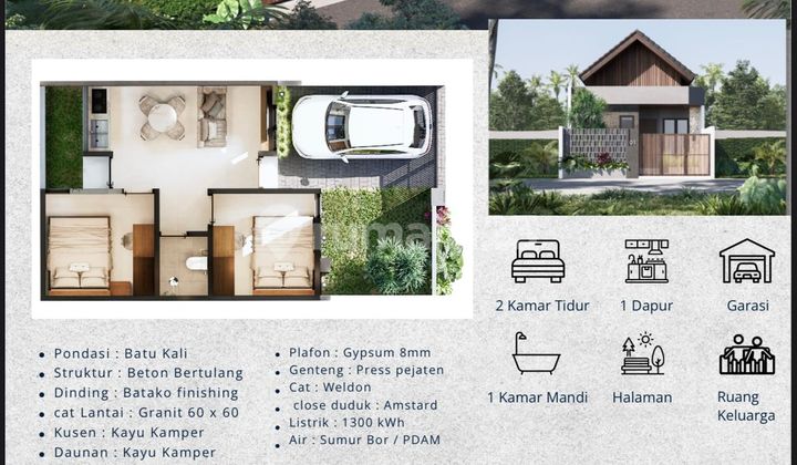 Dijual Rumah Murah di Tabanan Bali Dekat Canggu 2