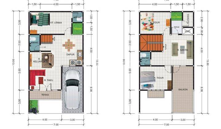 Rumah 2 Lantai Baru 1.85 M SHM di Jatiwaringin Pondok Gede Bekasi 2