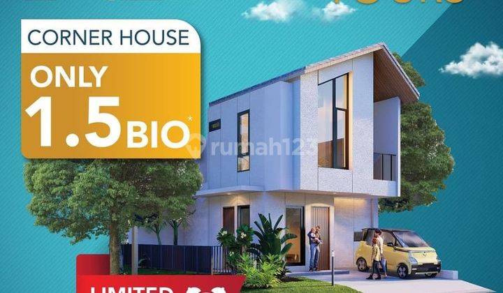 Tipe Breea Graha Raya : Rumah Sudut  Dp 0% Free Biaya Surat Surat 1