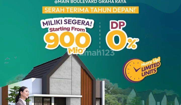 Pinang Graha 2 Graha Raya : Dp 0% Cicilan 5 Jutaan Surat Surat 1