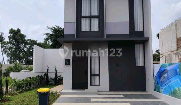 Echo Graha Raya Type 2-Story House with Side Yard: 0% Down Payment, Installments of 5 Million Echo Graha Raya Type 2-Story House with Side Yard: 0% Down Payment, Installments of 5 Million