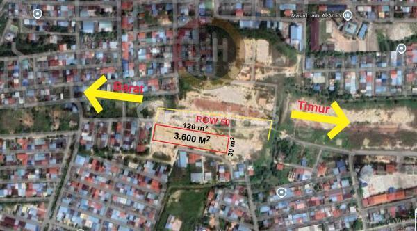 Dijual Tanah Luas Peruntukan Jasa Di Batu Aji Batam