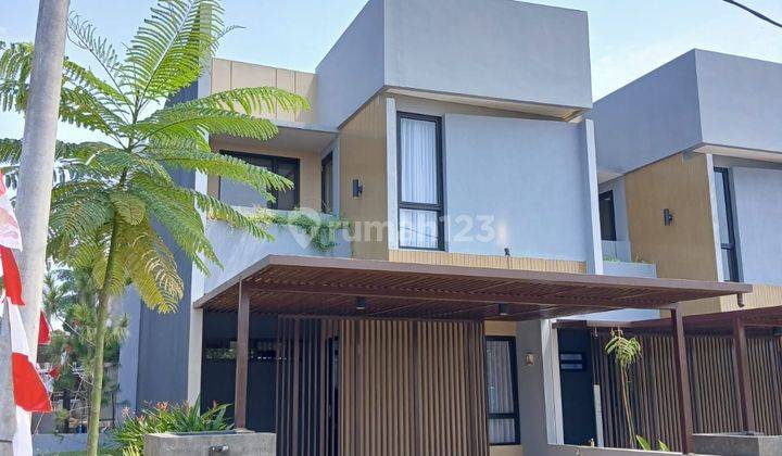 Rumah 2 Lantai Modern Minimalis Cantik 3 Kamar Shm Pinggir Jalan 1