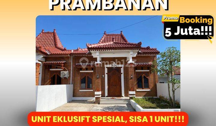 Rumah Joglo Pesan Bangun Timur Pintu Masuk Candi Prambanan 1