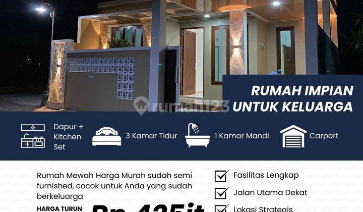 Rumah Siap Huni Semi Furnished Dekat UNWIDHA Klaten Harga 425Juta 1