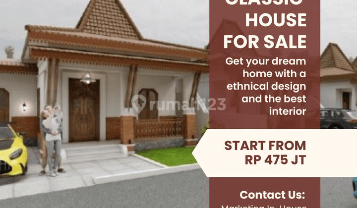 Dijual Rumah Joglo Modern Legalitas SHM di Klaten Selatan 1