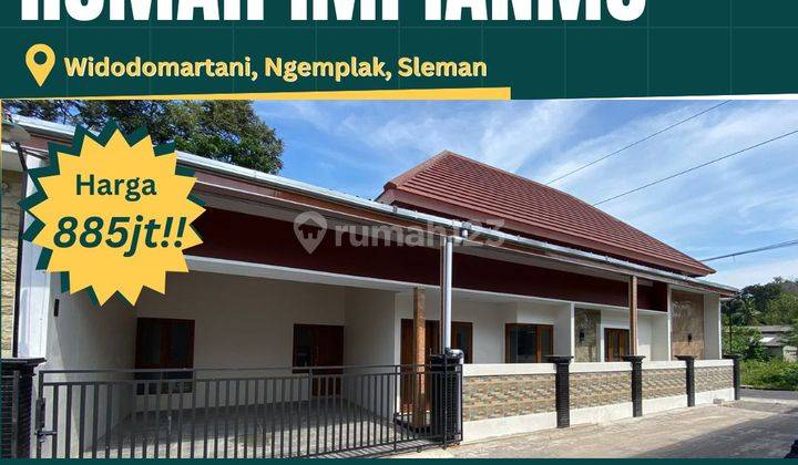 RUMAH SIAP HUNI DIJUAL DEKAT PASAR JANGKANG NGEMPLAK SLEMAN 1