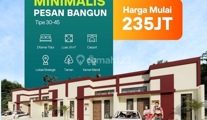 Rumah Minimalis Modern dengan Akses Mudah ke Toll Manisrenggo 1