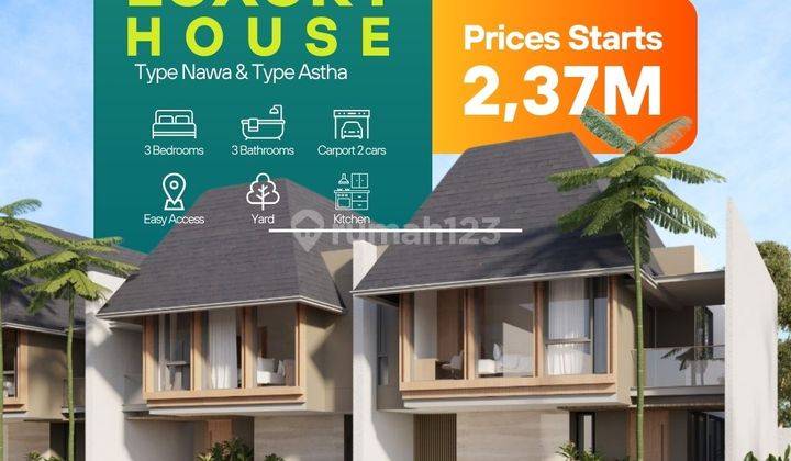 Rumah Mewah 2 Lantai dengan 3KT dan 3 KM di Maguwoharjo Sleman 1