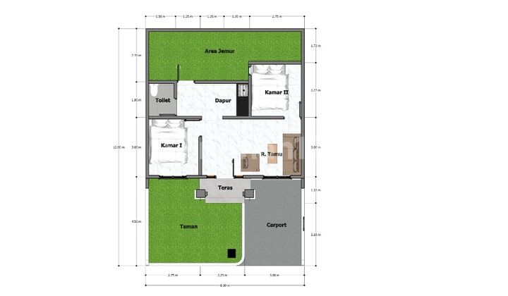 Jual Rumah American Classic Type 45m2 Mangku Jalan Pakem Prambanan di Kalasan Sleman 2