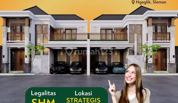 DIJUAL RUMAH MEWAH TYPE 120/104 FULL FURNISHED DI NGAGLIK SLEMAN 1