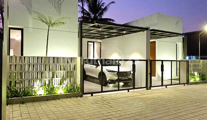 Rumah Minimalis Industrial Type Luas 58/108m2 di Sleman Jual 950 Juta Nego Siap KPR Full Furnished 1