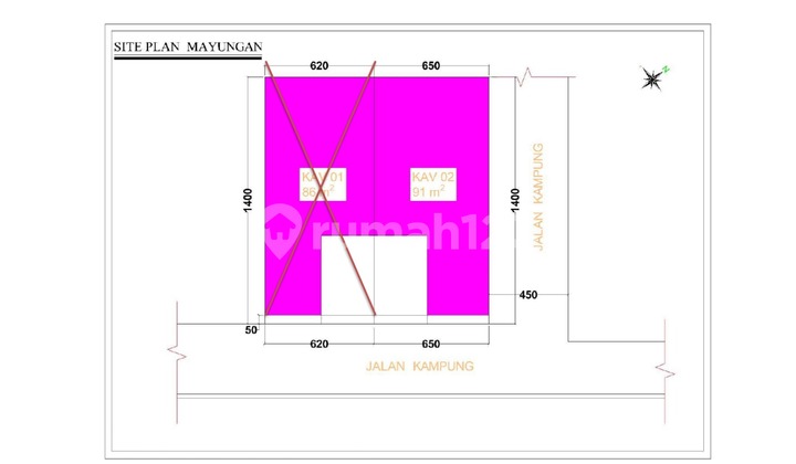 Jual Rumah Dekat Masjid Al-Aqsha Klaten Cuma 365 Juta Nego Type 36/91m2 Sisa 1 Unit Siap KPR 2