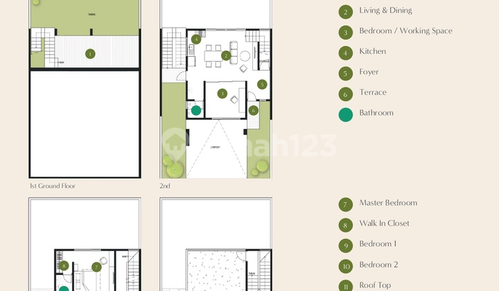 Rumah New Type Wisesa Asri A di Surawisesa Kota Baru Parahyangan 2
