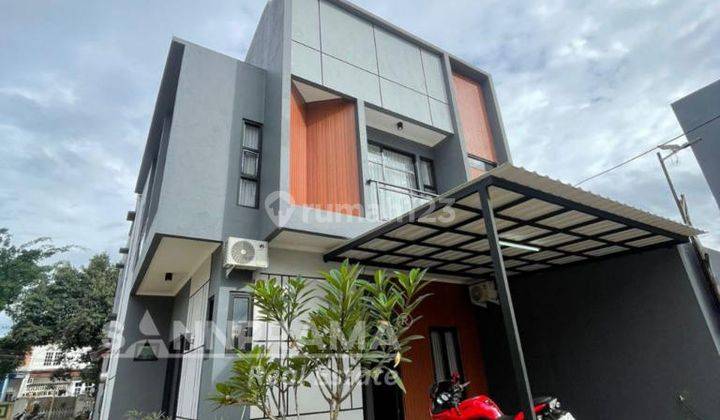 Rumah Minimalis 2 Lantai Dalam Cluster Di Kedung Badak Bogor 1