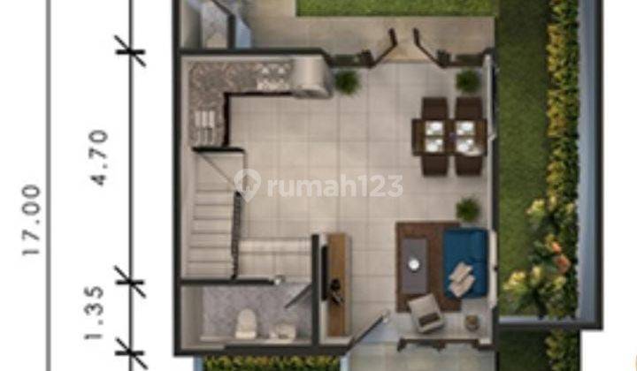 Rumah 2 Lantai Masih Baru Amagriya di Podomoro Park 2