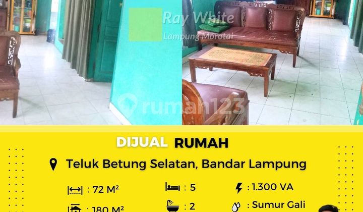 Rumah Jalan Gatot Subroto 3 Lantai Bandar Lampung