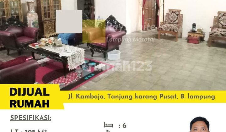 Strategis Pinggir Jalan Dekat Mall Chandra Tanjung Karang Pusat