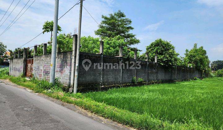 Tanah Pekarangan Di Berbah ,cocok Untuk Gudang, Bengkel, Workshop Atau Investasi