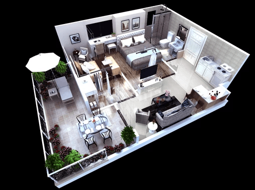 Apartement Jakarta Living Star 2 BR Unfurnished Baru 1