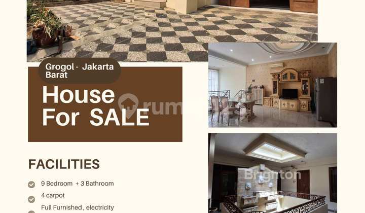 Rumah Strategis Grogol - Jalan Susilo, Dekat Trisakti & Untar