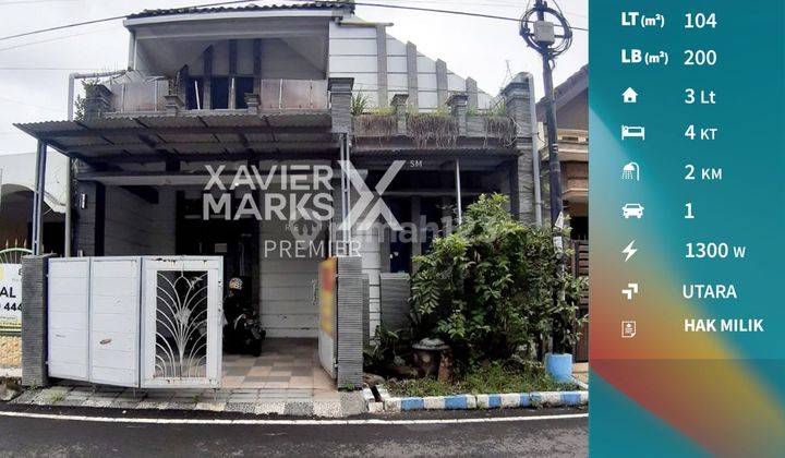 Rumah 3 Lantai di Sawojajar Malang Lingkungan Aman  1