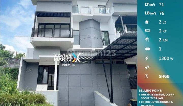 Rumah Gress 2,5 Lantai Dau Malang Strategis Dekat Kampus 3 Uin  1