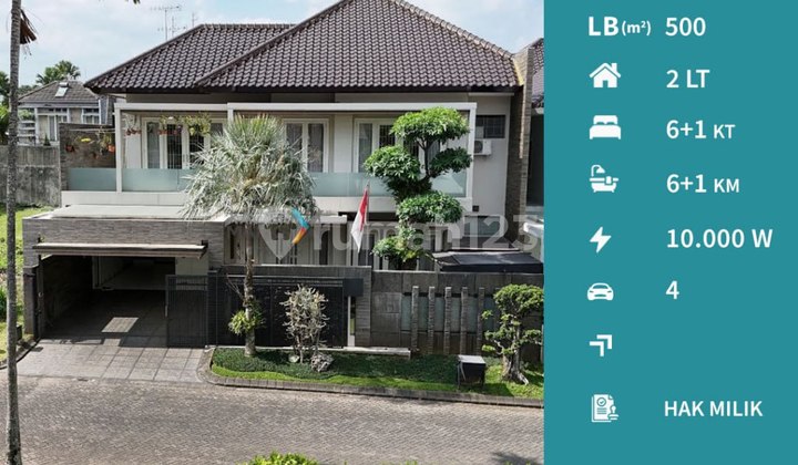 Dijual Rumah Mewah Furnished dengan Private Pool di Istana Dieng Malang