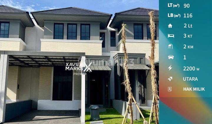 Disewakan Rumah Baru Cluster Silver Sand Citraland Puncak Tidar Malang 1