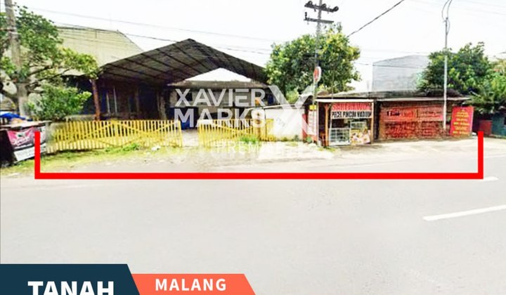Dijual Tanah Super Luas Nol Jalan Raya Jl Perusahaan Karanglo Malang 