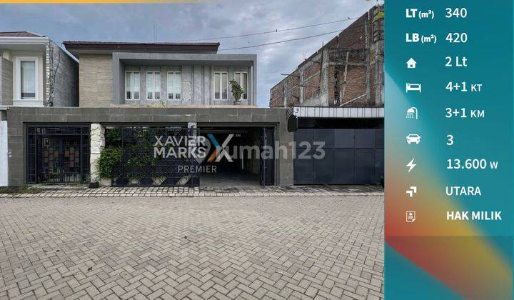 Rumah Premium Full Furnished di Persada Asri Pusat Kota Kediri 1