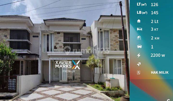 Termurah Dijual Villa 2 Lantai Full Furnished di Panderman Hills Batu 1