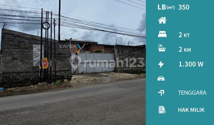 For Rent Warehouse and Land on Ledok Dowo Pakis Malang Main Road Axis