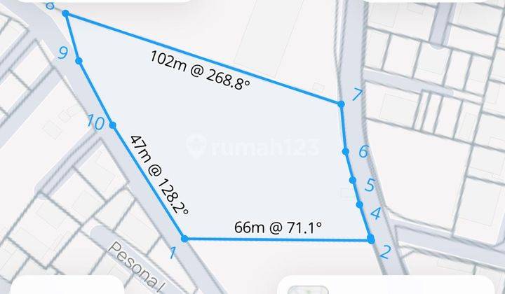 Tanah 5000m² Itr Perdagangan Dan Jasa di Sesetan 2